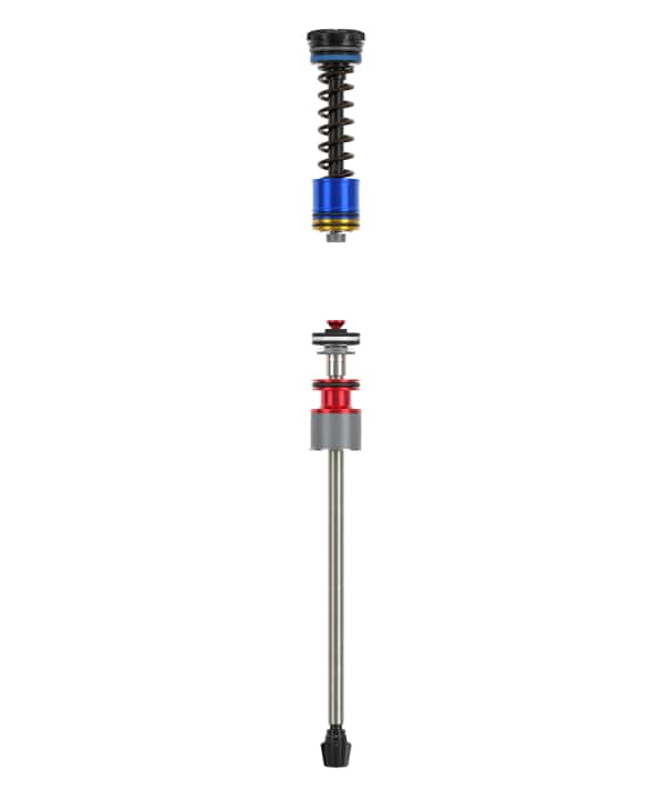 Die Isolator RC Dämpfung sitzt direkt im Stand- und Tauchrohr der Gabeln, nicht in einer abgeschotteten Kartusche wie etwa Charger 3. Für ältere Rockshox-Modelle ist Isolator RC nicht nachrüstbar.