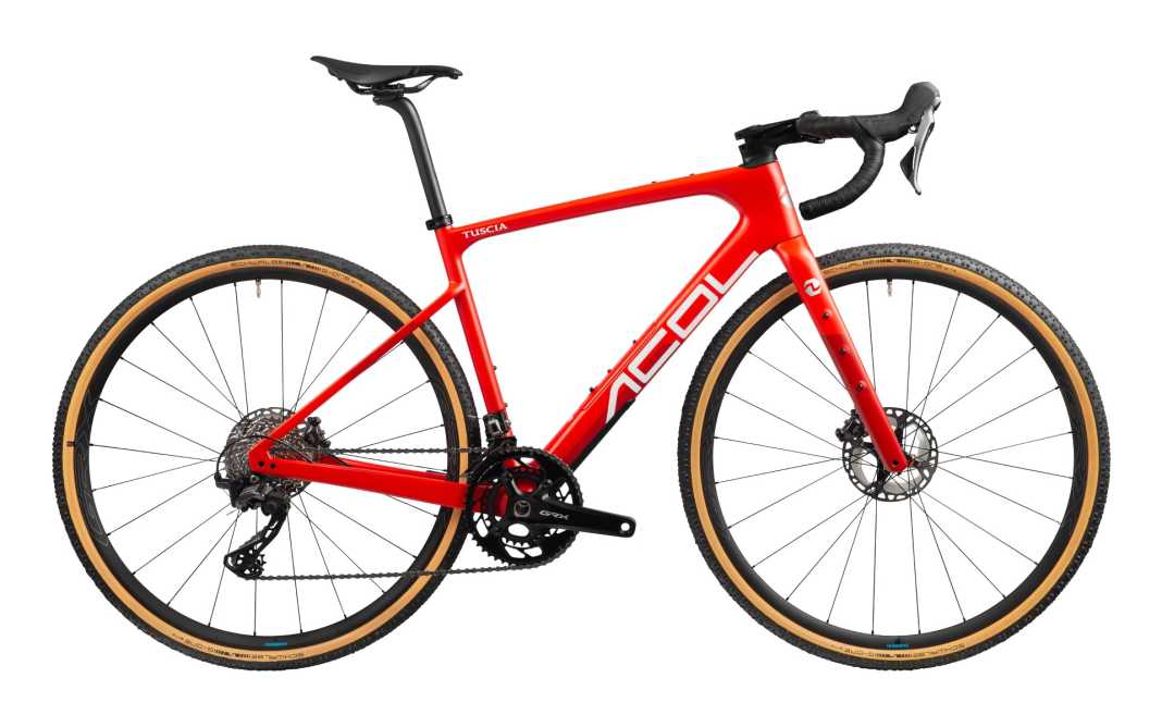 Auch das Gravelbike Tuscia kann fertig konfiguriert bestellt werden, die meisten Acol-Modelle werden jedoch nach Kundenwunsch bestückt